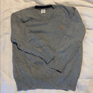 Baby Gap 4Y gray v-neck sweater
